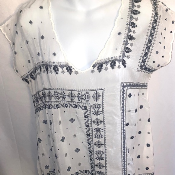 Johnny Was Oversized Boho Top - Picture 3 of 15